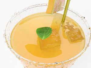 glass orange juice 3D Model