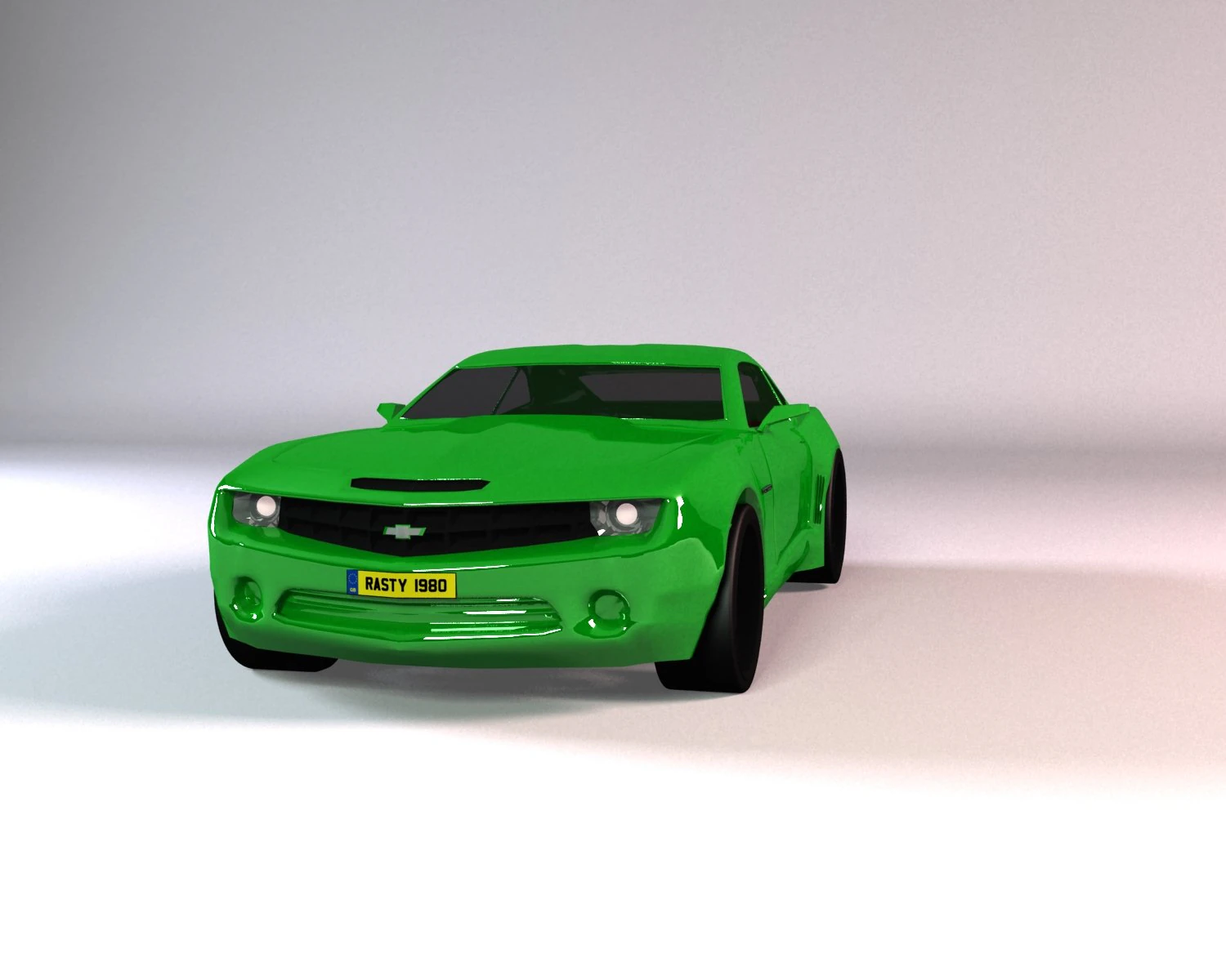 chevrolet camaro ss 2010 3D Model .c4d .max .obj .3ds .fbx .stl .blend