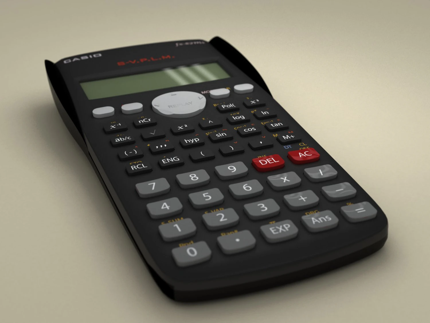 scientific calculator 3D Model .c4d .max .obj .3ds .fbx .stl .blend 