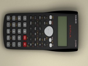 scientific calculator 3D 모델