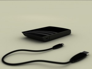 external hdd 3D Модель