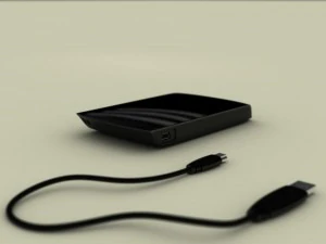 external hdd 3D Model