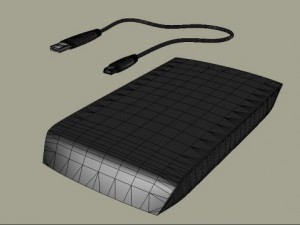 external hdd 3D Модель