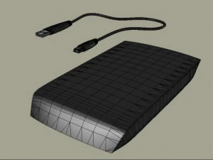 external hdd 3D Model