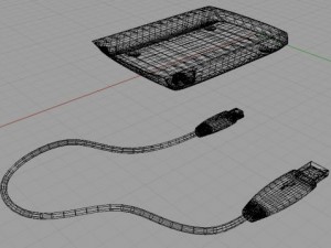 external hdd 3D Модель