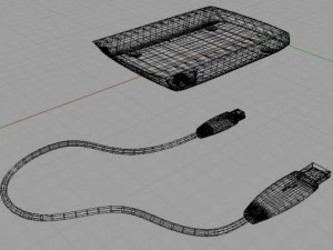 external hdd 3D Model