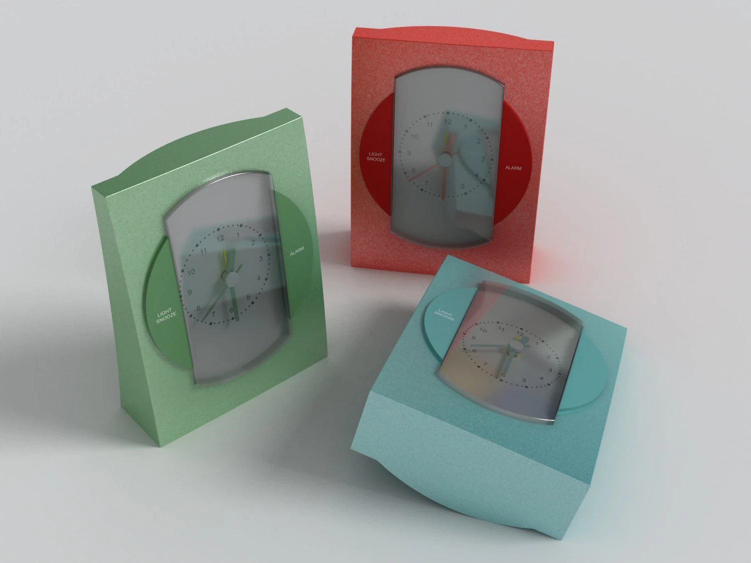 alarm clock 3D Model .c4d .max .obj .3ds .fbx .stl .blend