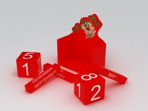 taz toy calendar Modello 3D