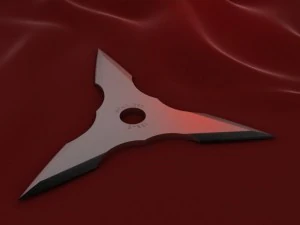 3 point shuriken 3D Model