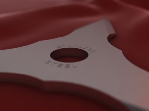 3 point shuriken 3D Model