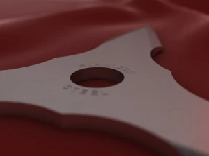 3 point shuriken 3D Model