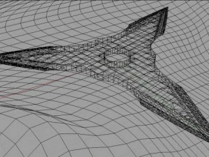 3 point shuriken 3D Model