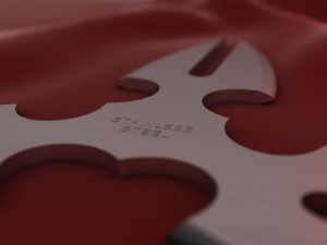 3 point shuriken twin bladed Modèle 3D