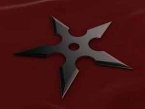 5-точечный сюрикен 3D Модель