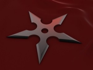 5 point shuriken Modelo 3D