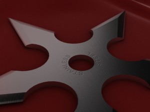 5 point shuriken Modelo 3D