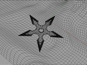5 point shuriken Modelo 3D