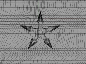 5 point shuriken Modelo 3D