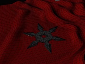 6 point shuriken Modèle 3D