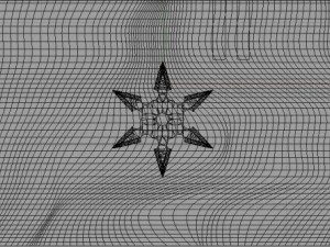6 point shuriken Modèle 3D
