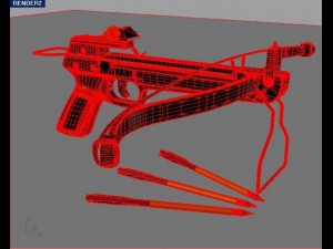hand crossbow 3D मॉडल