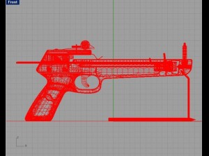 hand crossbow 3D मॉडल