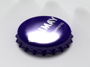 chimay bottle tin cap 3D Модель