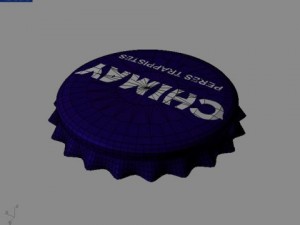 chimay bottle tin cap 3D Модель