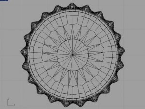 chimay bottle tin cap 3D Модель