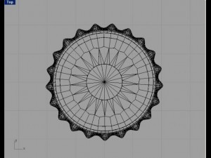 cola bottle tin cap Model 3D