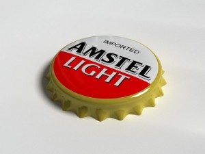 amstel bottle tin cap Modello 3D