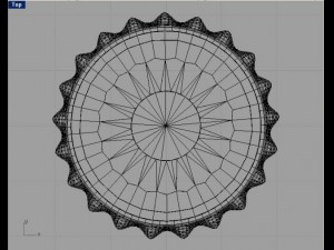 amstel bottle tin cap 3D Model