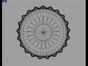 7up bottle tin cap Modèle 3D