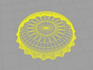 tutup kaleng botol cola nol Model 3D