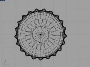 tutup kaleng botol cola nol Model 3D