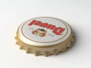 duvel beer bottle tin cap 3D Model
