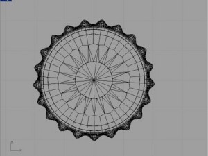 fanta orange bottle tin cap Modèle 3D