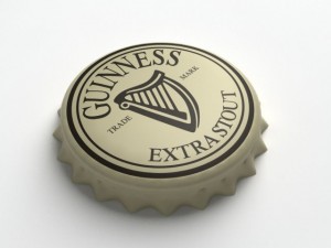 guinness beer bottle tin cap Modelo 3D