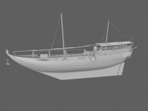 gulf ship 3D 모델
