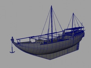 gulf ship 3D 모델