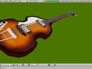 hofner bass 3D Model