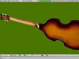 hofner bass 3D Model