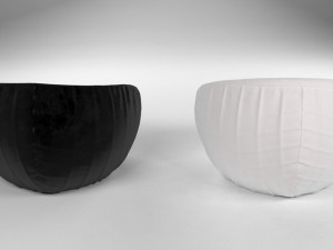 velvet swivel chair Modèle 3D