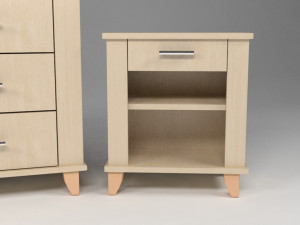 bedroom furniture set Model 3D