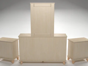 bedroom furniture set 3D Model