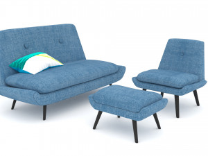 jonny furniture set 3D 모델
