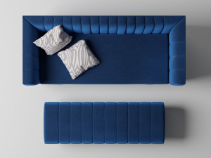 amicie sofa set Model 3D