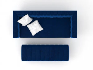 एमिसी सोफा सेट 3D मॉडल