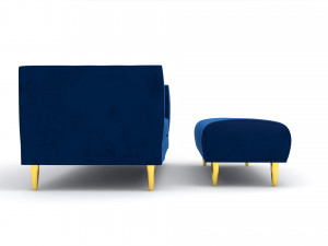 amicie sofa set Model 3D