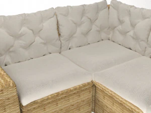 solleron rattan sofa 3D Model